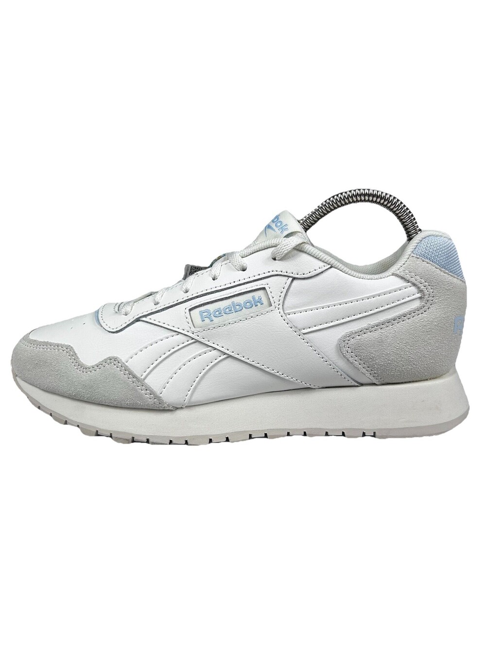 Reebok Glide Women's Shoes Size 9 White Leather Lace Up Lifestyle Sneakers New